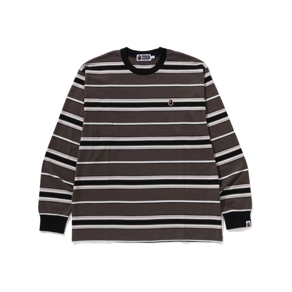 A Bathing Ape Bathing Ape Ape Head Striped Футболка