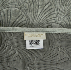 Покрывало 240x260 Sofi De MarkO Розалин изумрудно-зеленое