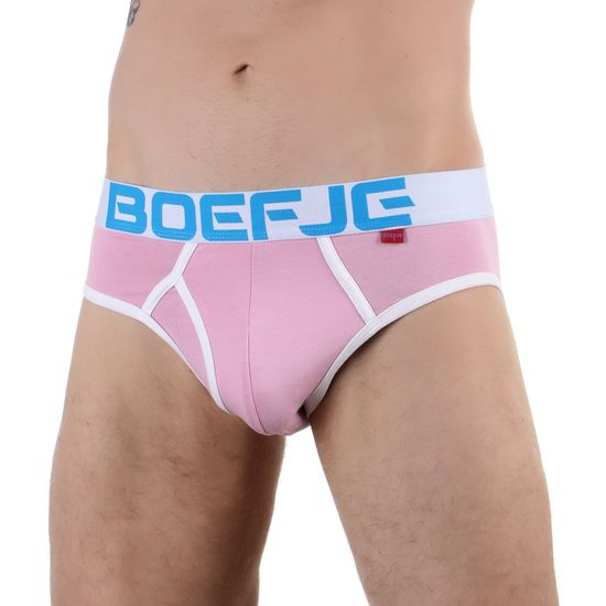 Мужские трусы брифы розовые Boefje