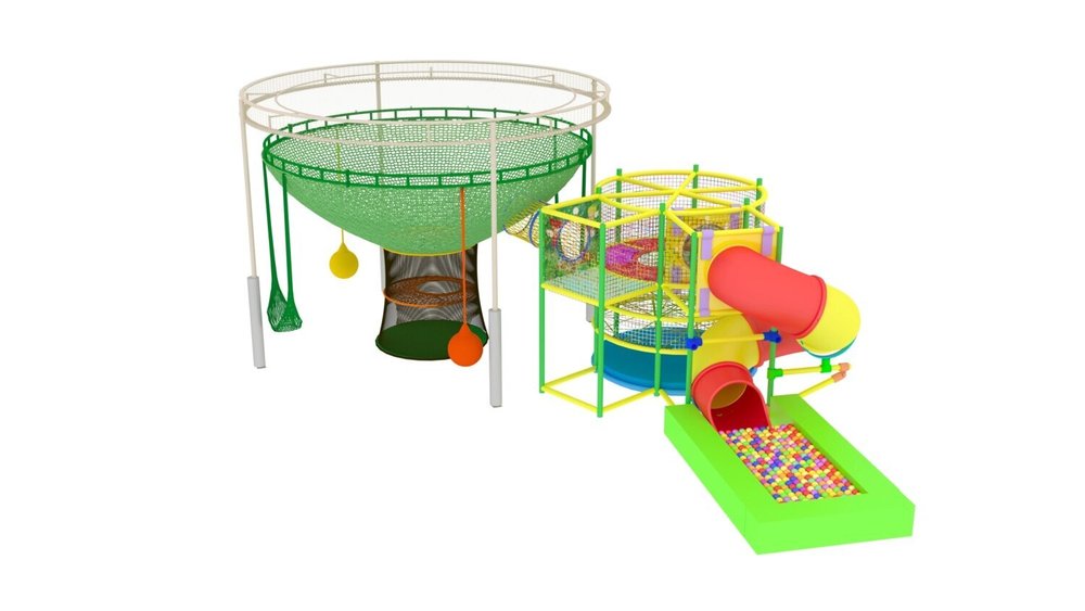 "Башня паука" с вязанным лабиринтом (11,5*6*4,2м)