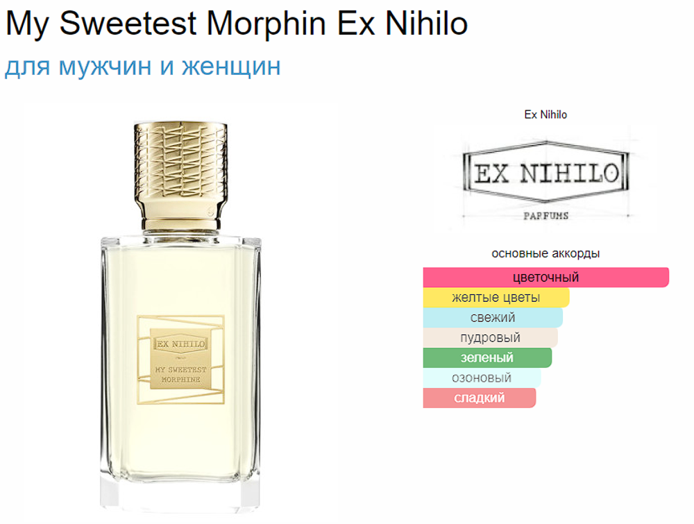 EX Nihilo My Sweetest Morphine