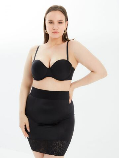 Корректирующая юбка-трусы средней степени утяжки (Размер: XL) (Цвет: черный)