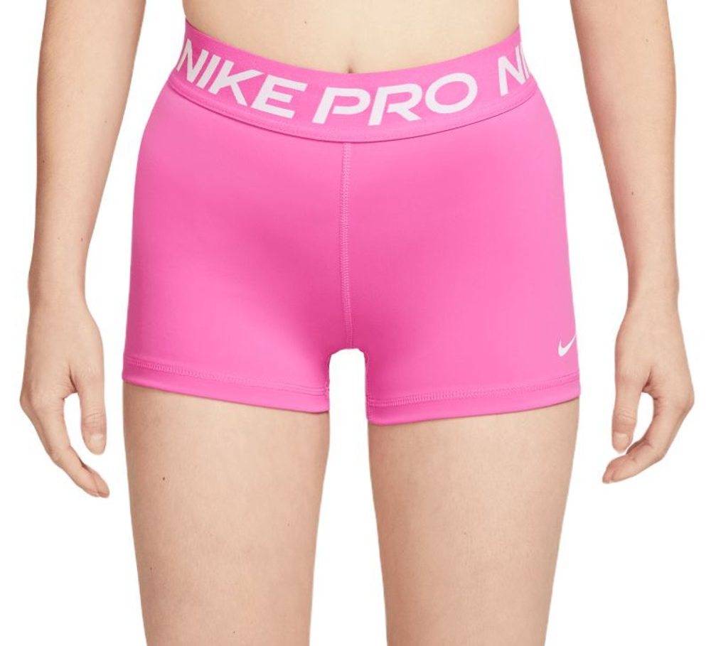 Женские Шорты теннисные Nike Pro 365 Short 3in - active fuchsia/white