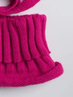 Зимняя шапка для девочки и снуд