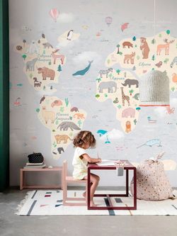 Бесшовная фреска KIDS-51-2, 2,7 м (Ширина 4 м)