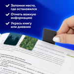 Закладки для книг МАГНИТНЫЕ "MILITARY" набор 6 шт. 35х25 мм BRAUBERG (8 штук в упаковке)