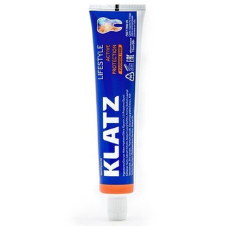 Зубная паста активная защита без фтора KLATZ Lifestyle 75 мл