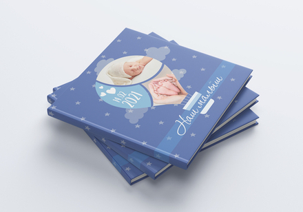 PSD-Шаблон фотокниги "Newborn"