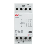 Контактор модульный EKF km-av-2-25-40-230V