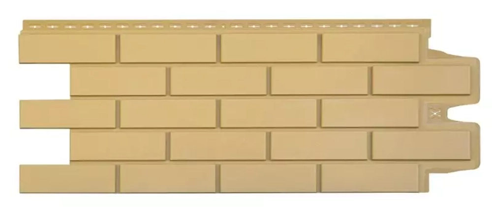 Фасадная панель Grand Line Клинкерный кирпич Стандарт Песочный 0,39м2