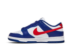Кроссовки Nike Dunk Low "White And University Red" (Женская размерная сетка)