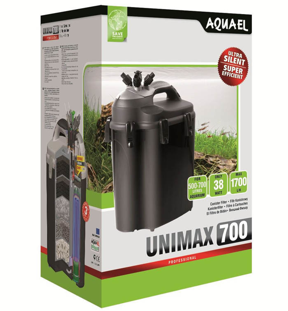 Фильтр внешний "Aquael" UniMAX 700, 1700л/ч, 500-700 л