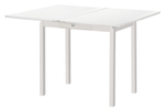Стол обеденный поворотно-раскладной (Белый)