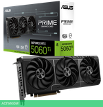 Видеокарта ASUS Prime GeForce RTX5060TI 16G GDDR7 PRIME-RTX5060TI-16G (90YV0MH3-M0NA00)