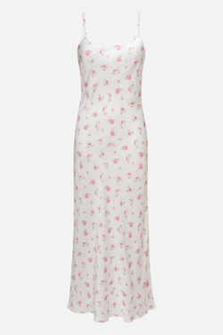 Платье с цветочным принтом