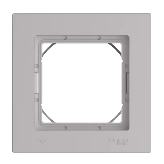 Рамка 1-м AtlasDesign Aqua IP44 алюм. SE ATN440301