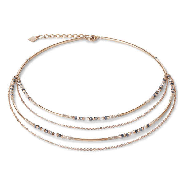 Колье Coeur de Lion Rose Gold-Grey 5040/10-1200