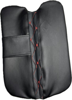 Чехлы на козырьки ВАЗ 2104, 2105, 2107 (красная нить Бабочка)