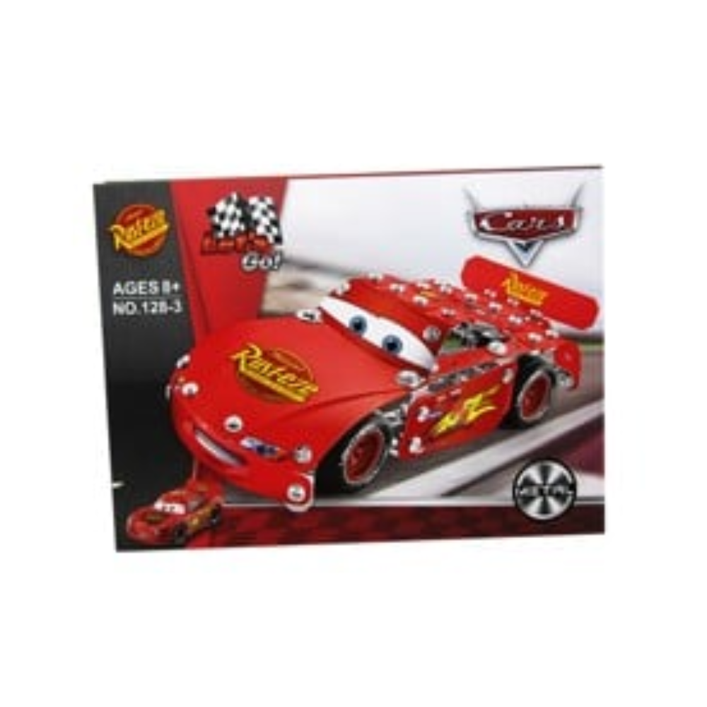 Конструктор металлический тачки 128 деталей