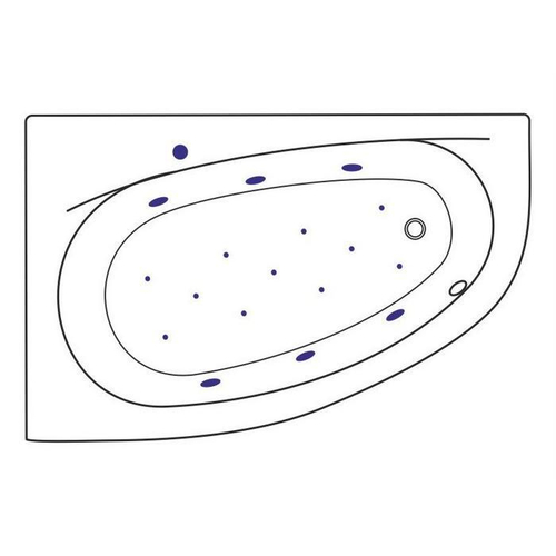 Акриловая ванна Excellent Kameleon L Relax 1700x1100 WAEX.KML17.RELAX