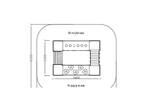 Комплекс игровых элементов Переход 38402