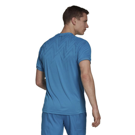 Мужская теннисная футболка Adidas Tennis Freelift T-Shirt Primeblue M - Бирюзовый