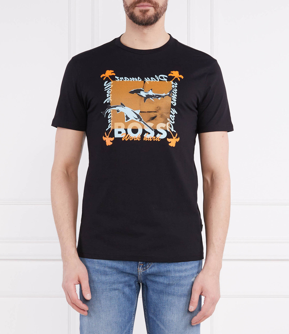Футболка TeeShark BOSS ORANGE - черный(50491716)