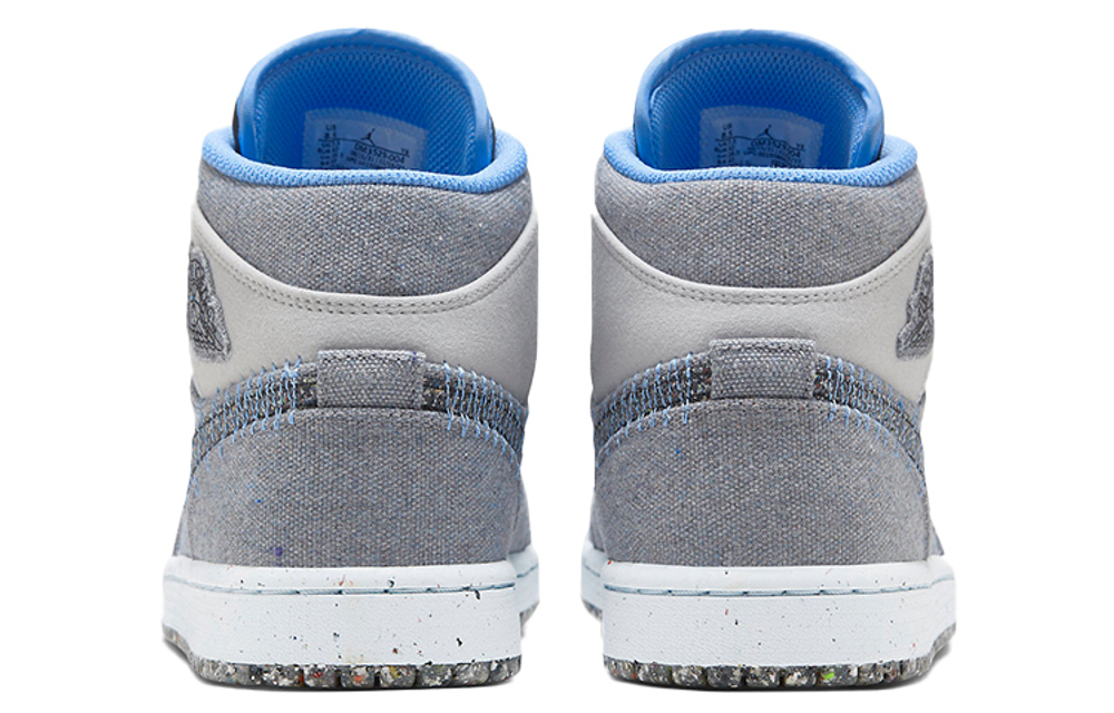 Air Jordan 1 Mid 'Crater Grey University Blue'