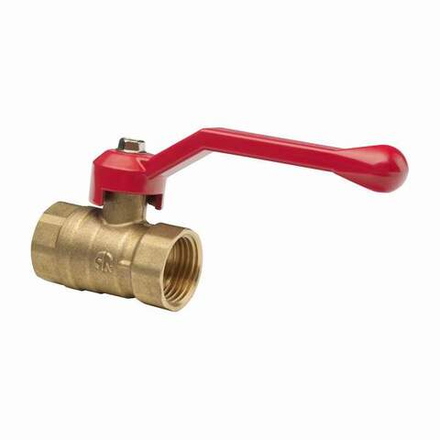 Кран шаровой 1/2 ВР ручка латунь AQUALINK (10шт)