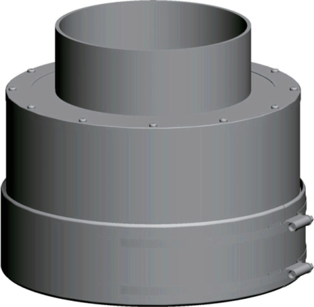 Wolf Дымоход Оголовок DN200/300, для концентрической дымовой трубы, из нержавеющ. стали/полипропилен