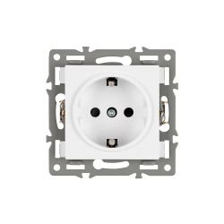Механизм электрической розетки SCT-MEU1-PL-WH (250V, 16A) (Arlight, -) 043730