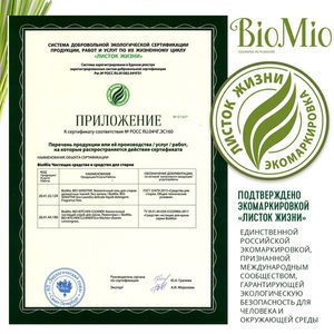 BioMio. BIO-KITCHEN CLEANER Экологичный чистящий спрей для кухни. Лемонграсс. 500 мл