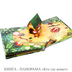 КНИГА - ПАНОРАМА «Кто где живет»