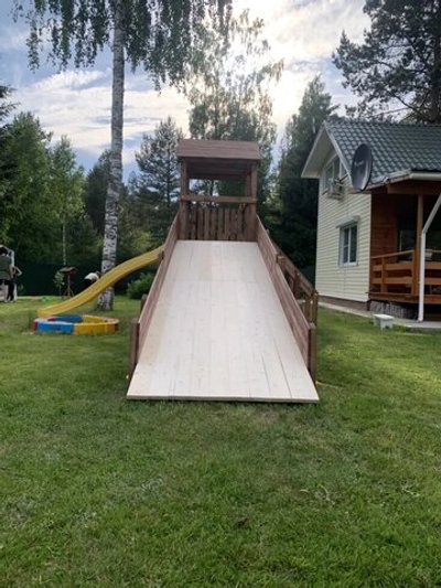 Зимняя горка "Метелица"