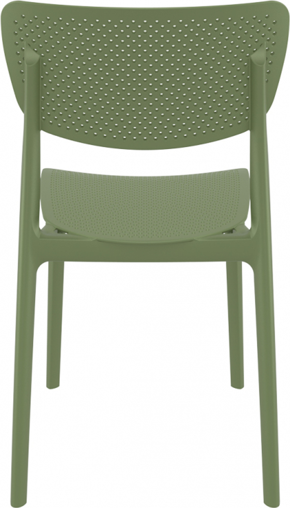 Стул пластиковый Siesta Contract Lucy, оливковый