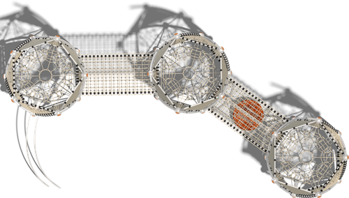 Гибкие элементы для лазания, ДНК-Паруса (паттерн Vector)