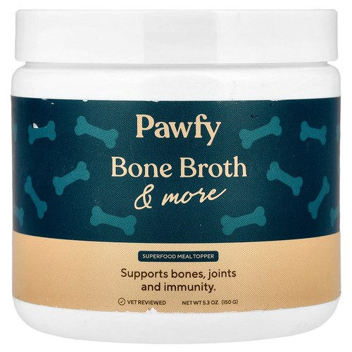 Pawfy, Bone Broth & More, 150 г (5,3 унции)