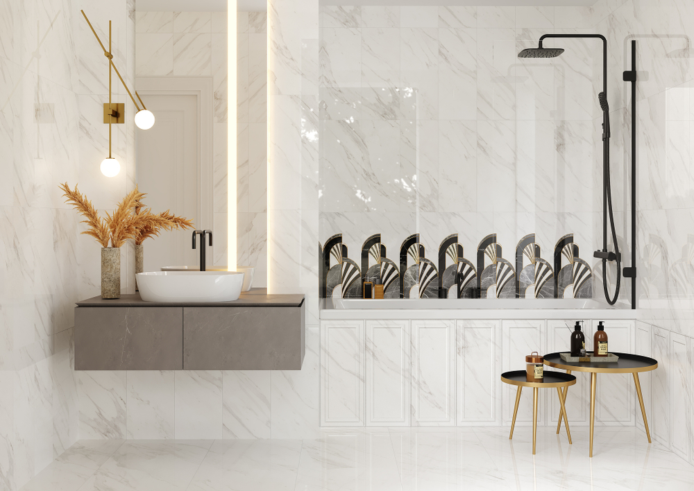 Noir white wall 01 250х600 (1-й сорт)