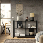 Стеллаж - IKEA JÄTTESTA/JATTESTA, 120х40х85 см, черный, ЙЕТТЕСТА ИКЕА