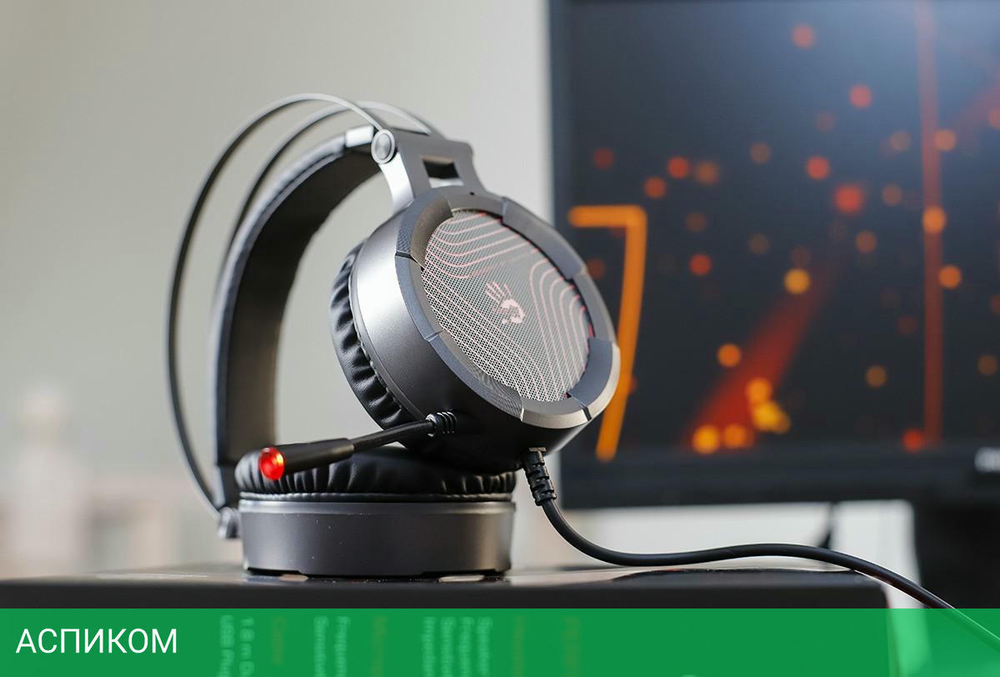 Наушники Bloody G530 черный/серый