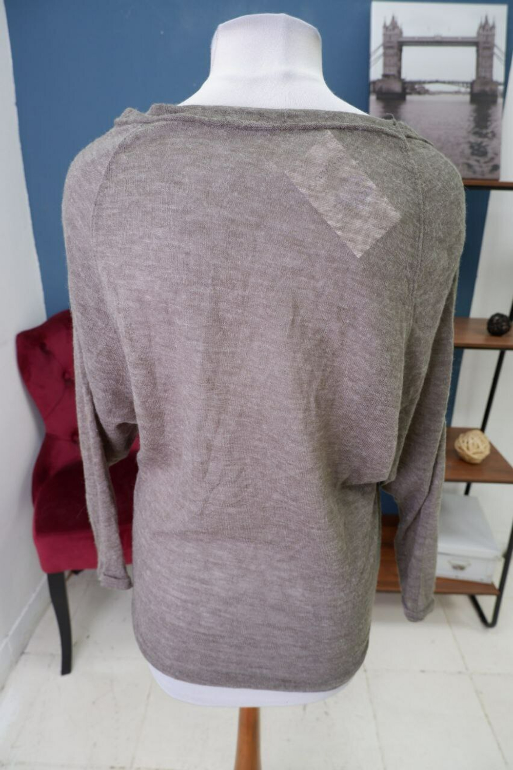 Джемпер серый 46 размер