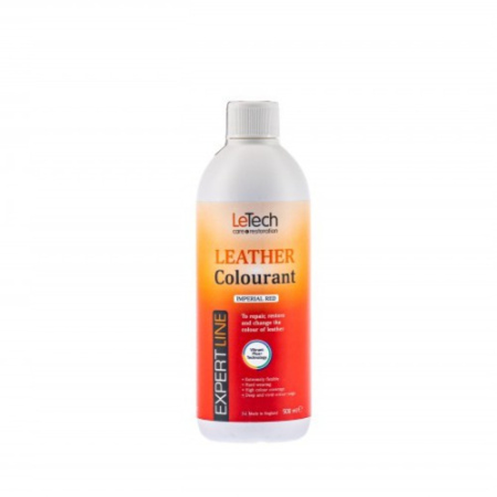 LeTech Expert Line Краска для кожи (Leather Colourant) Imperial Red, 500мл