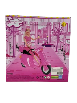 Defa Кукла со скутером и аксессуарами