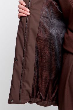 Куртка зимняя на утеплителе Isosoft в цвете шоколад