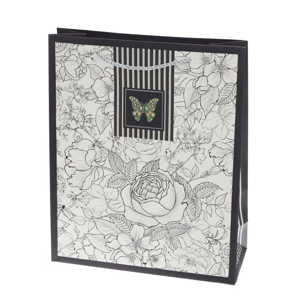 GAEM Пакет подарочный (бумага 210г/м2, блок микс 12шт), L26 W10 H32 см, 4в.