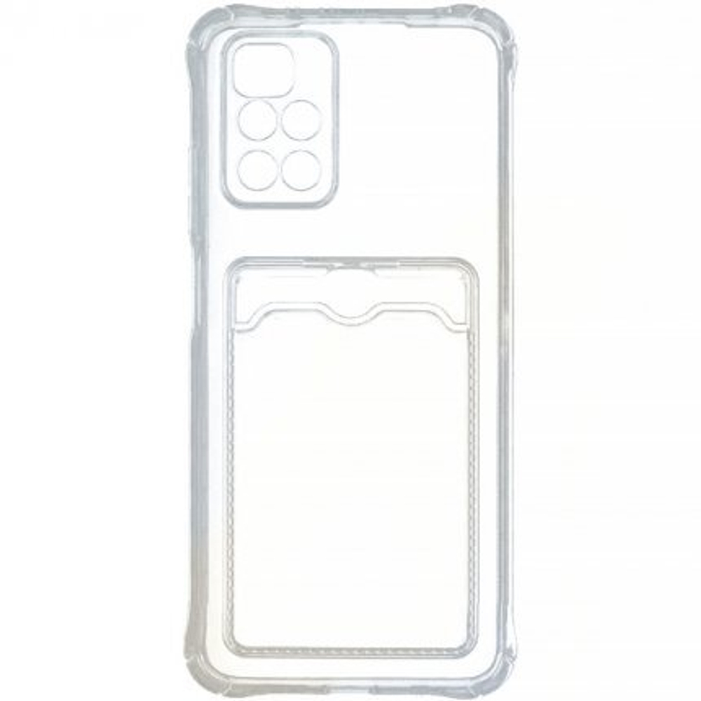 Накладка Xiaomi 10 Card Holder с выталкивателем карты Zibelino прозрачный