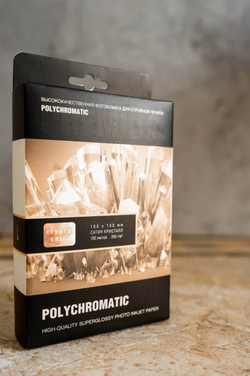 Premium фотобумага 10x15 САТИН 100 л, 255 г/м2 Polychromatic для струйной печати фото