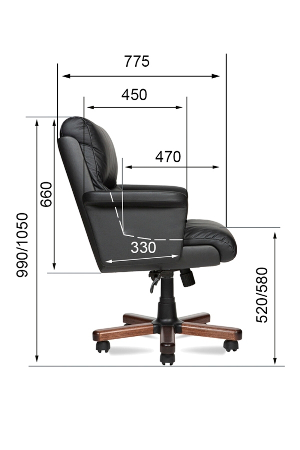 Кресло для руководителя VIP B