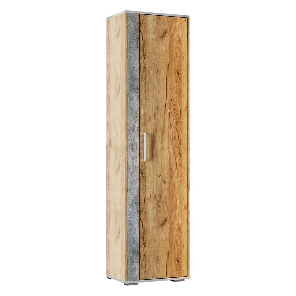 Шкаф для одежды Кензо, крафт/бетон