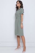 Платье Успех (оливка) Diolche (Акция)